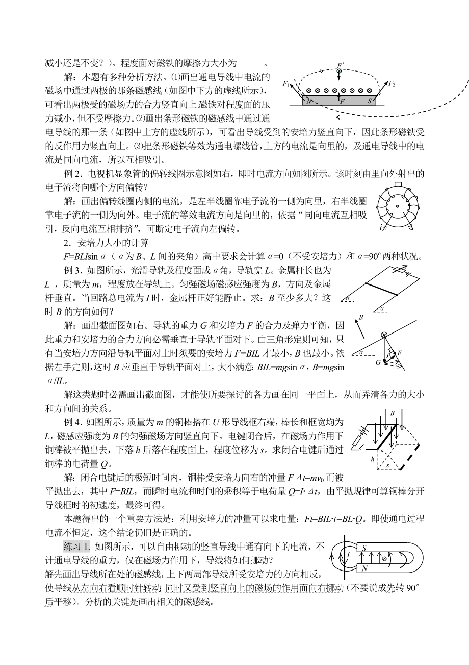 高中物理磁场知识点总结+例题.docx_第2页