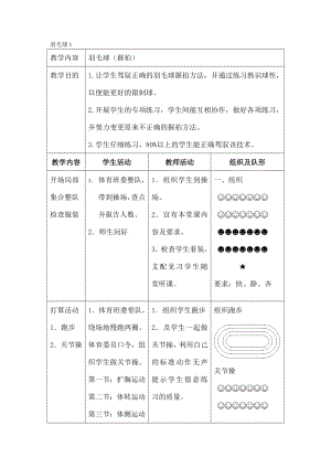 高中羽毛球模块教案1.docx