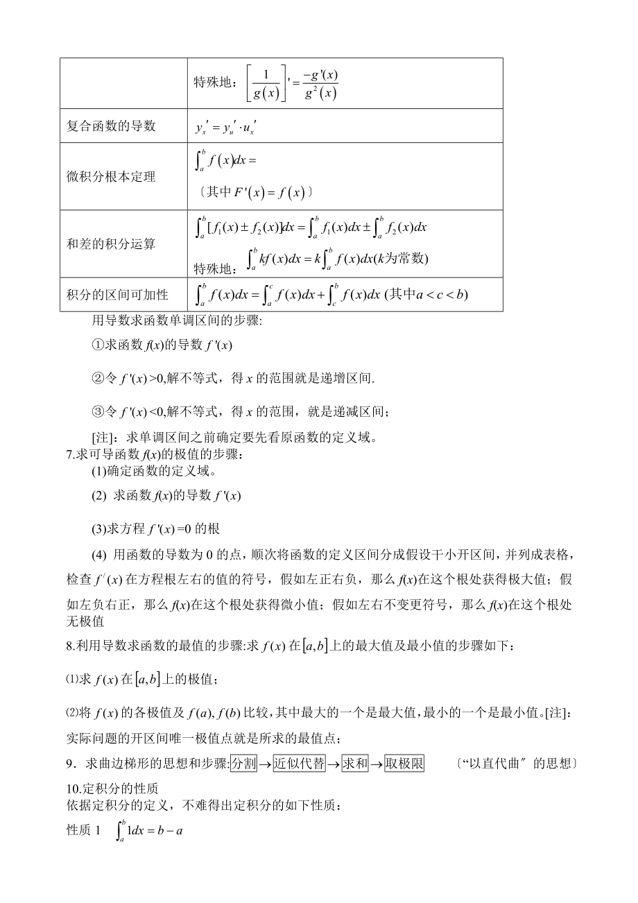 高中数学定积分知识点.docx_第2页