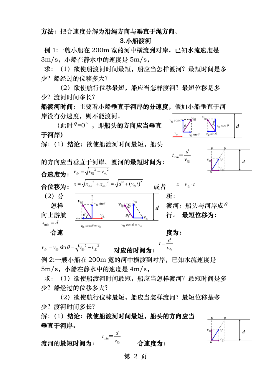 高一物理人教版必修2知识点总结.docx_第2页