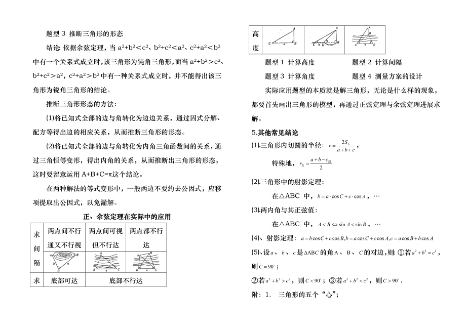 数学必修五知识点与题型.docx_第2页