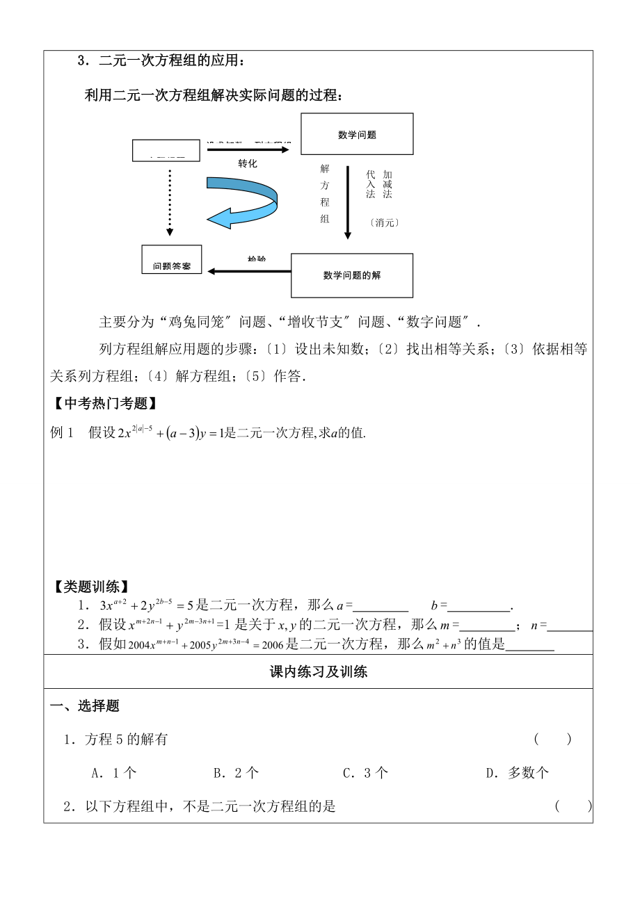 元一次方程组复习教案.docx_第2页