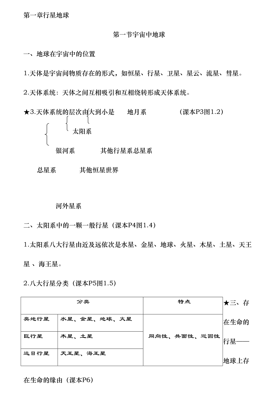 人教版高中地理必修一知识点总结2.docx_第1页