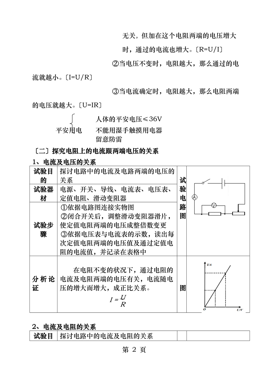 初三物理欧姆定律含答案.docx_第2页