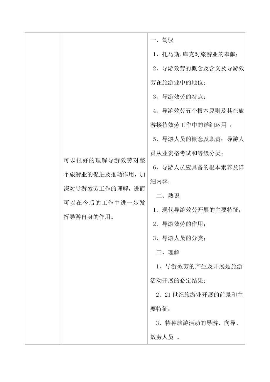 导游业务课程单元教案设计讲解.docx_第2页