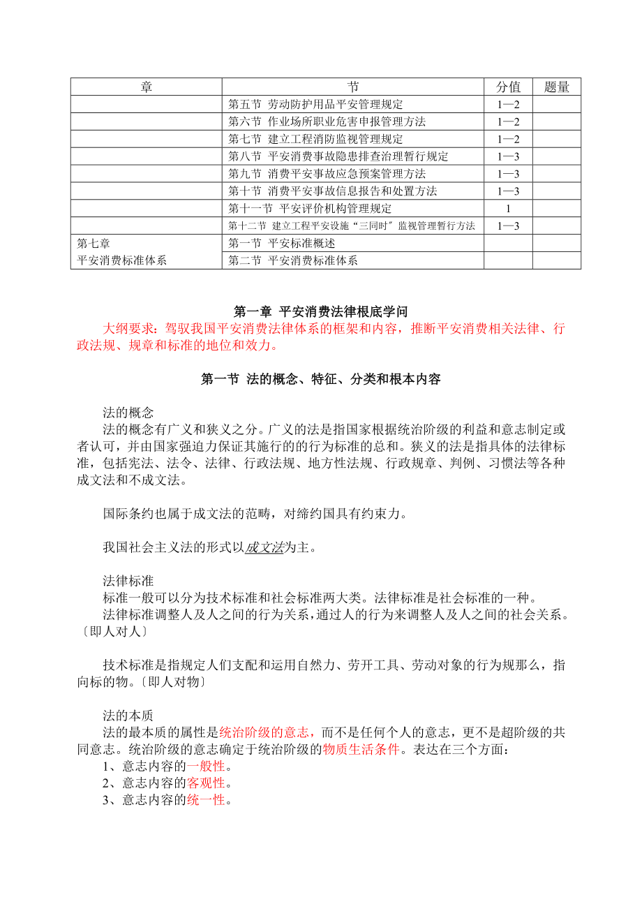 安全生产法及相关法律知识科目知识要点.docx_第2页