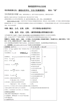 高中物理知识点总结非常详细1.docx