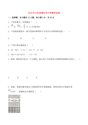 山东省烟台市中考数学真题试题含解析解析1.docx