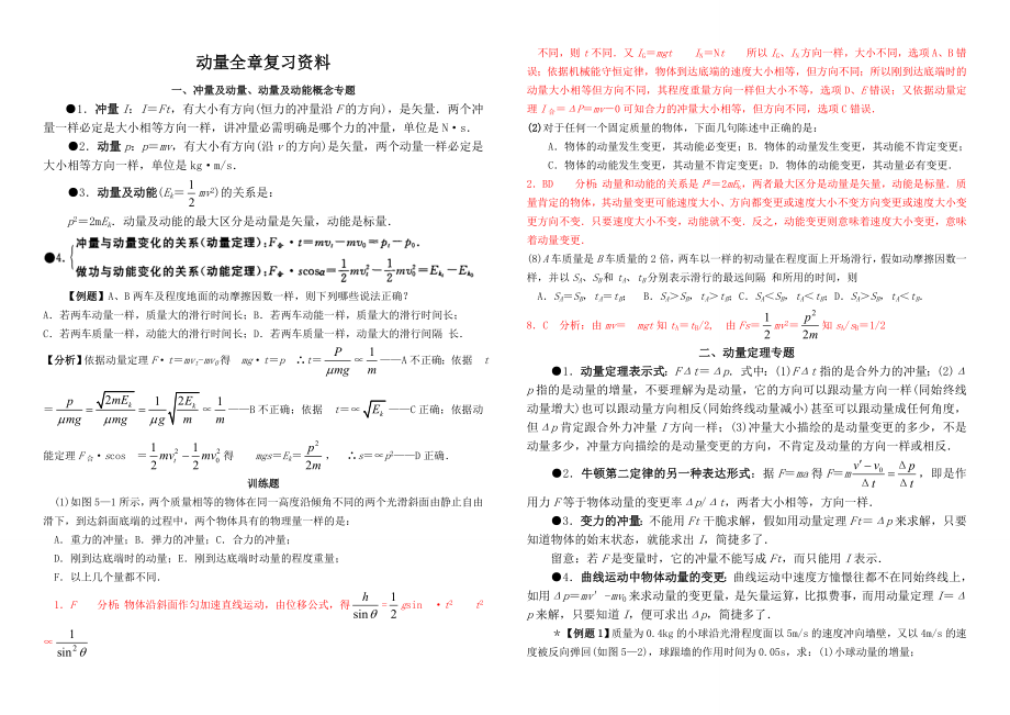 高中物理动量知识点1.docx_第1页