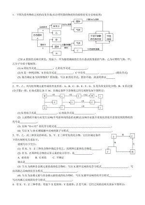 高中化学无机推断框图题精选附复习资料.docx