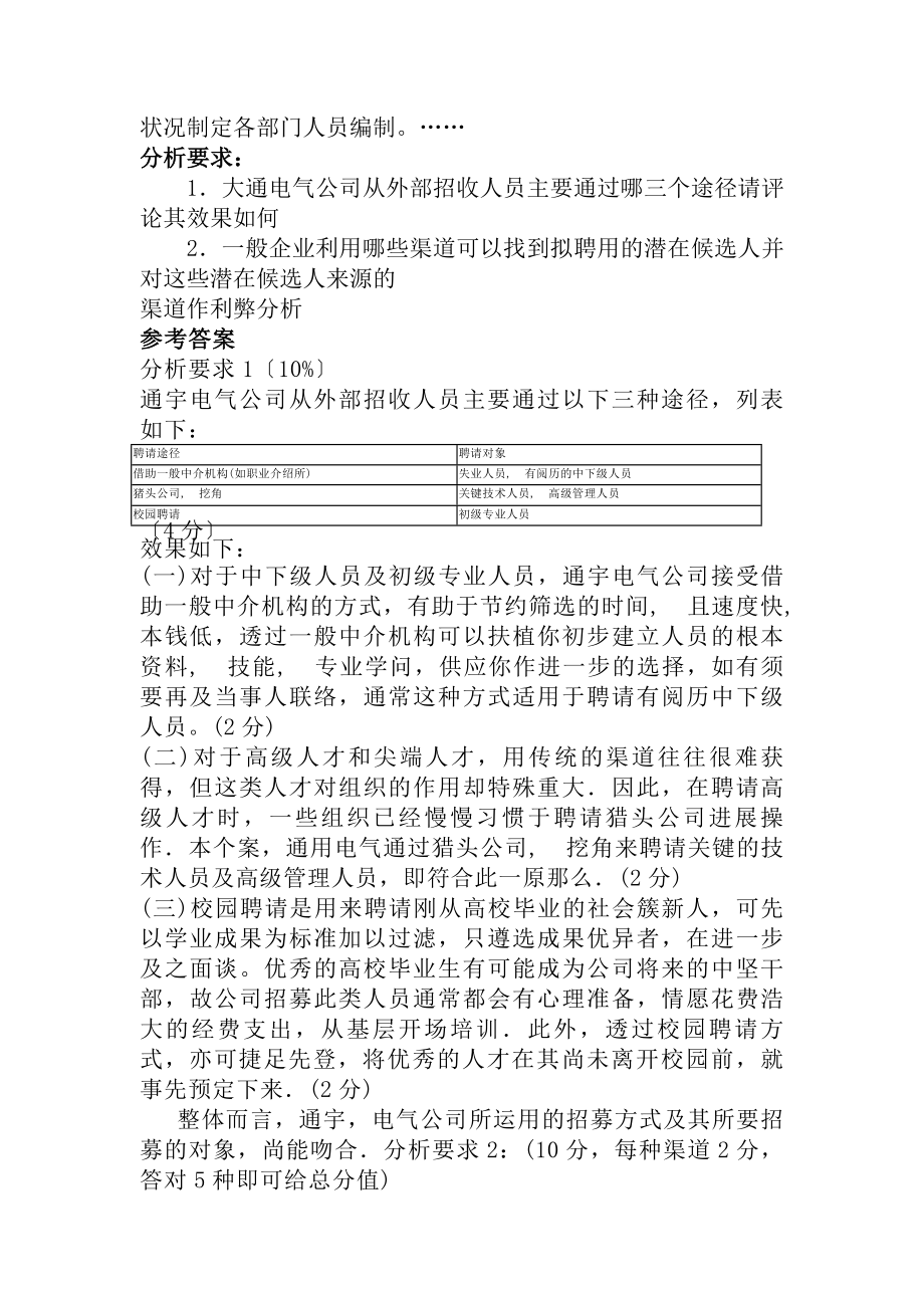 招聘与配置案例复习资料题目复习资料人力师.docx_第2页