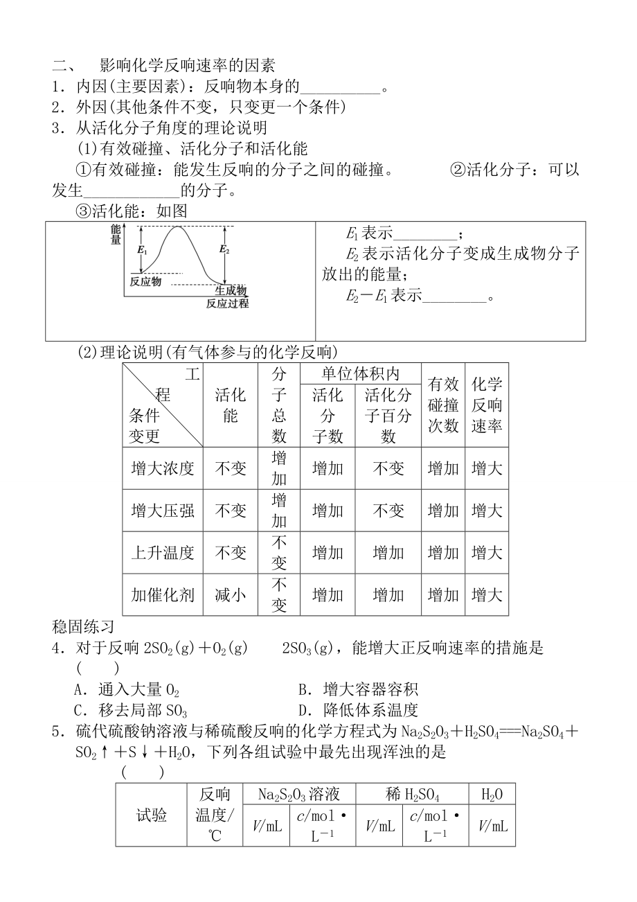 高考化学反应速率知识点复习及典型题.docx_第2页