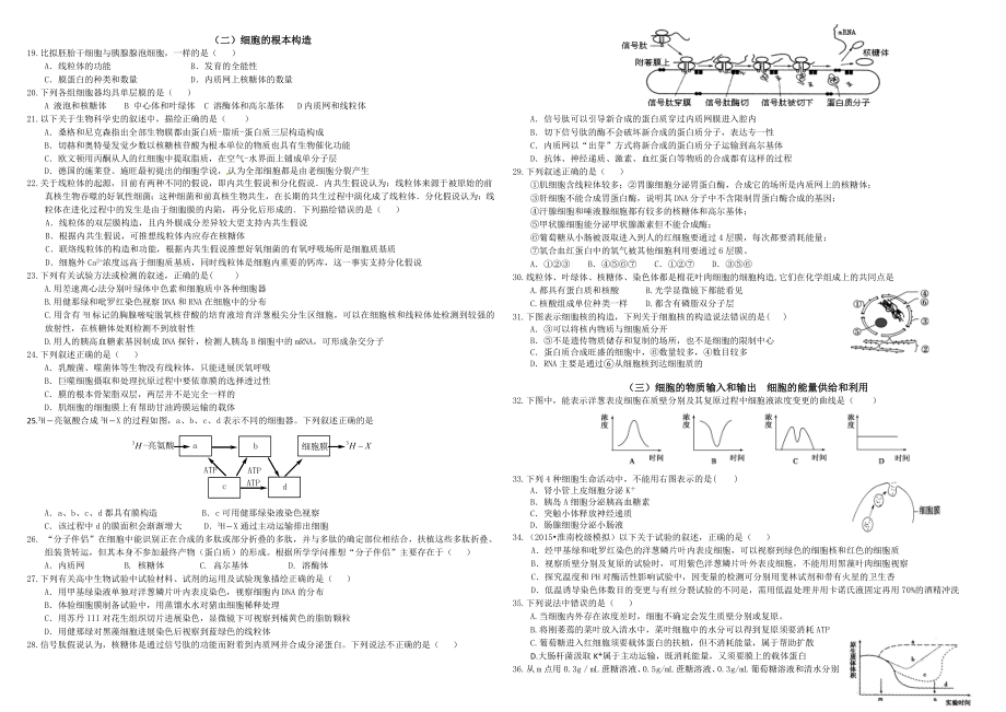 高中生物选择题汇总附参考答案.docx_第2页