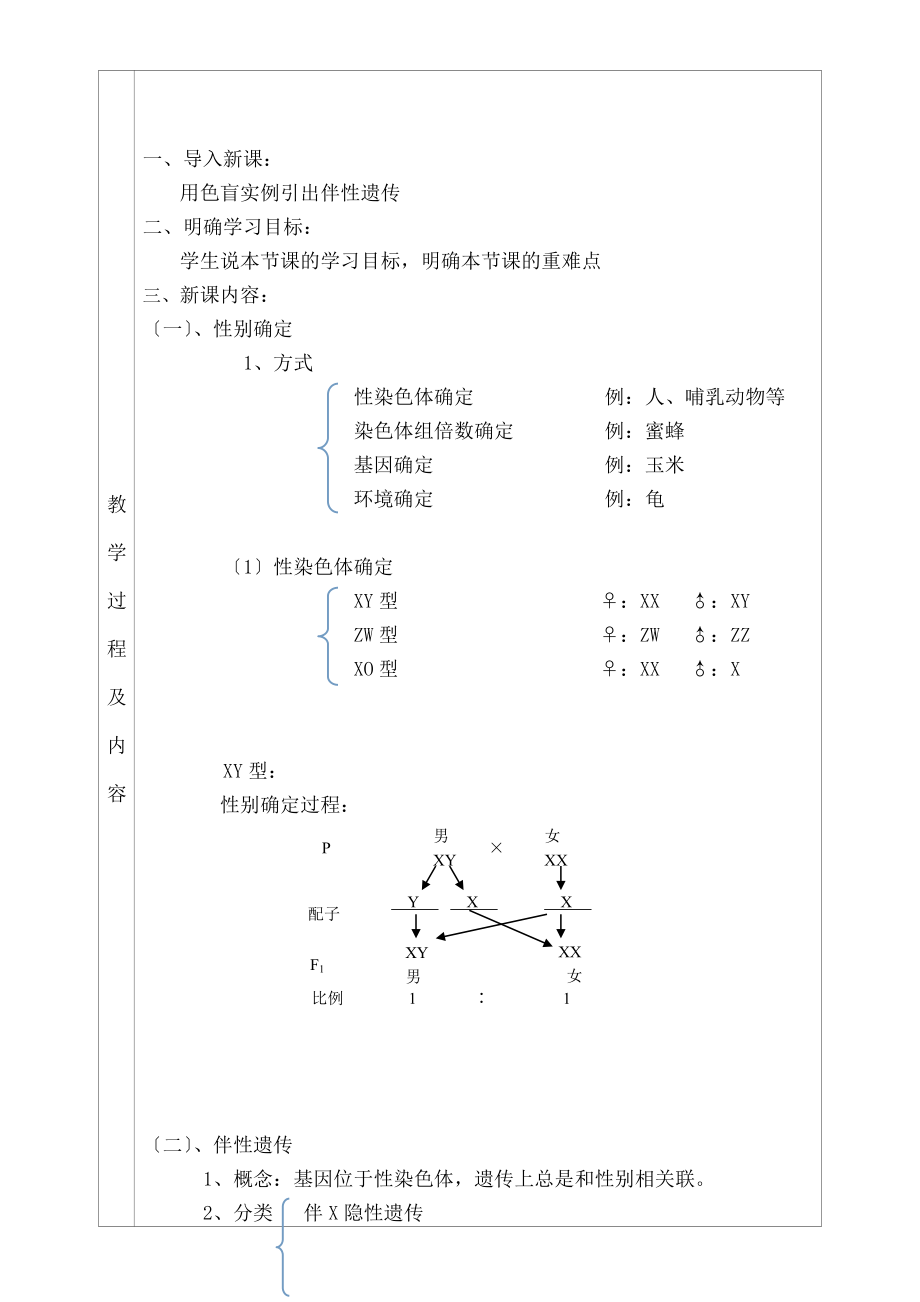 中生物必修二伴性遗传教案.docx_第2页