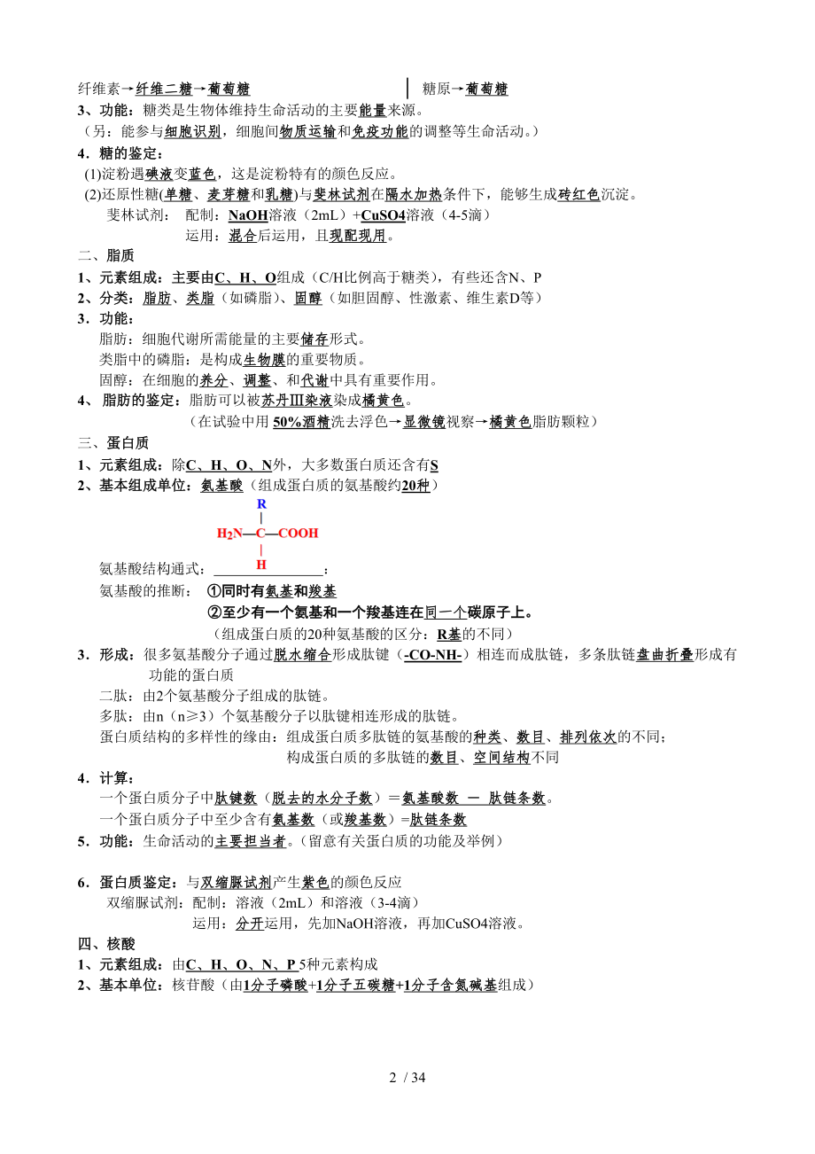 学业水平测试生物必背知识点汇总_图文.docx_第2页