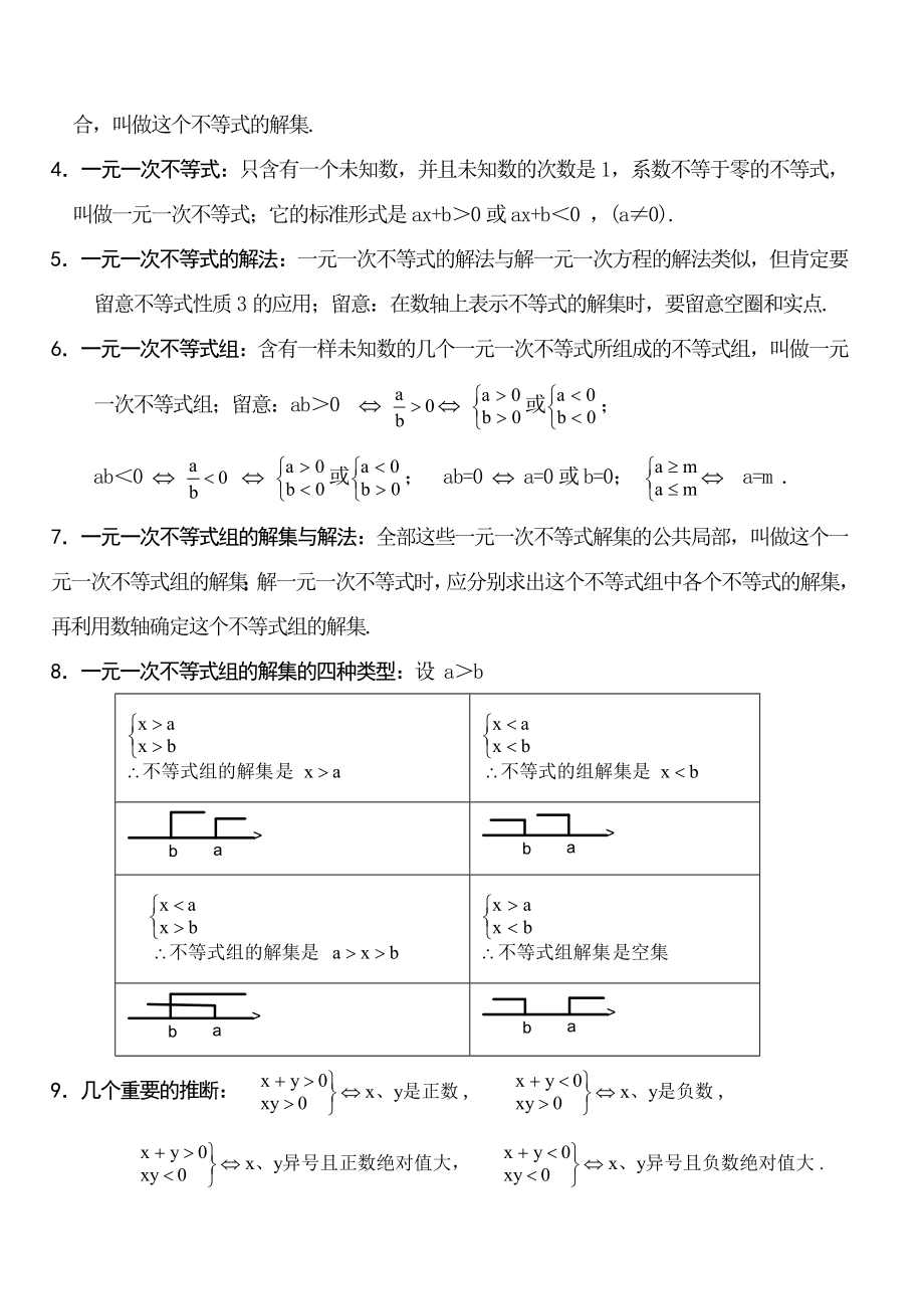 初一数学下册知识点汇总加习题.docx_第2页