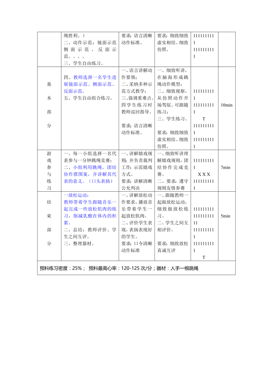 小学五年级跳绳教案1.docx_第2页