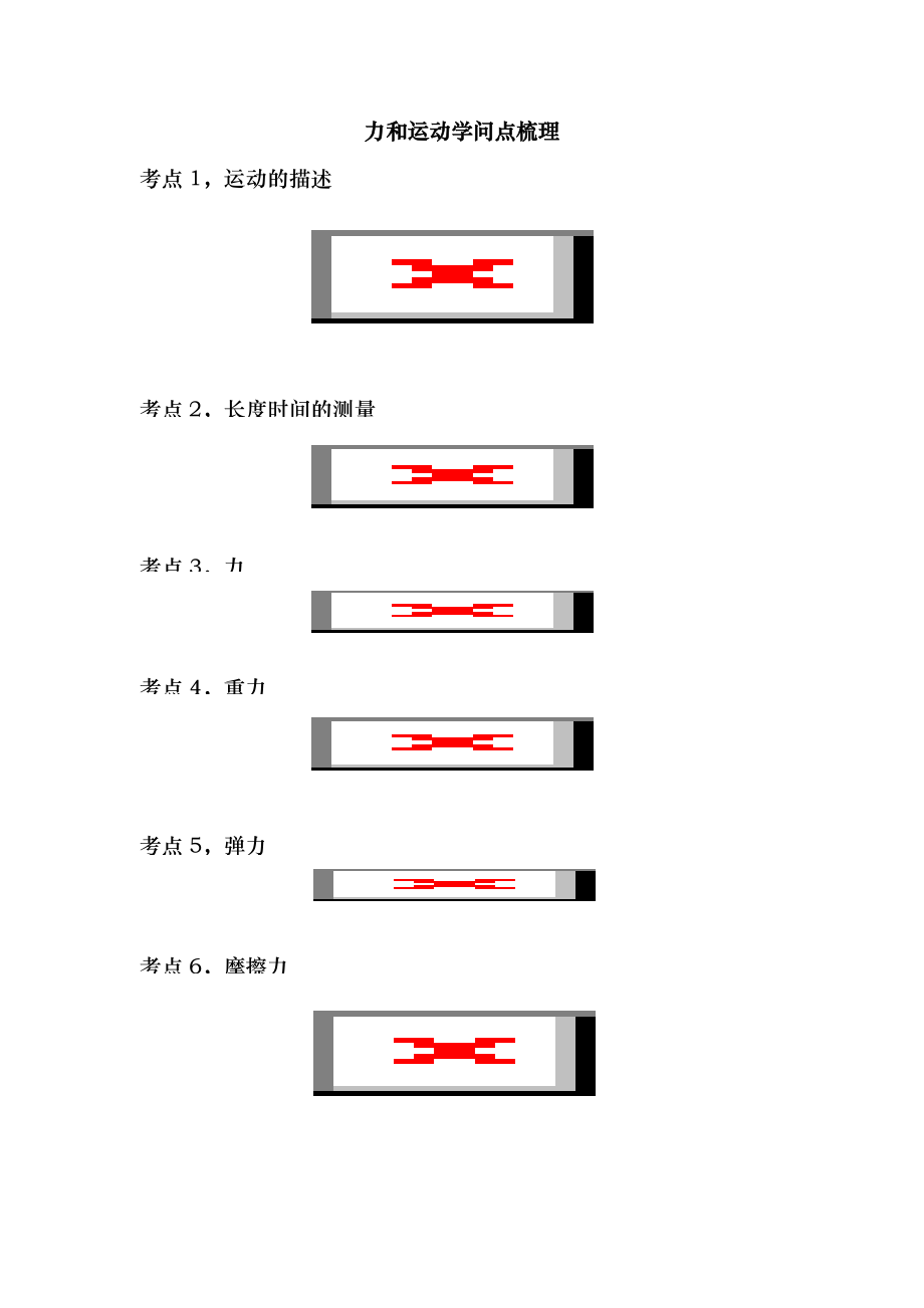 力和运动知识点梳理.docx_第1页