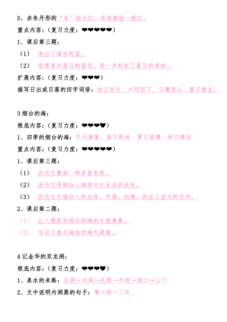 小学语文苏教版六年级下册全册复习资料(DOC).docx_第2页