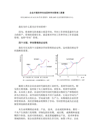 企业发展的知识动因和知识管理三要素.docx