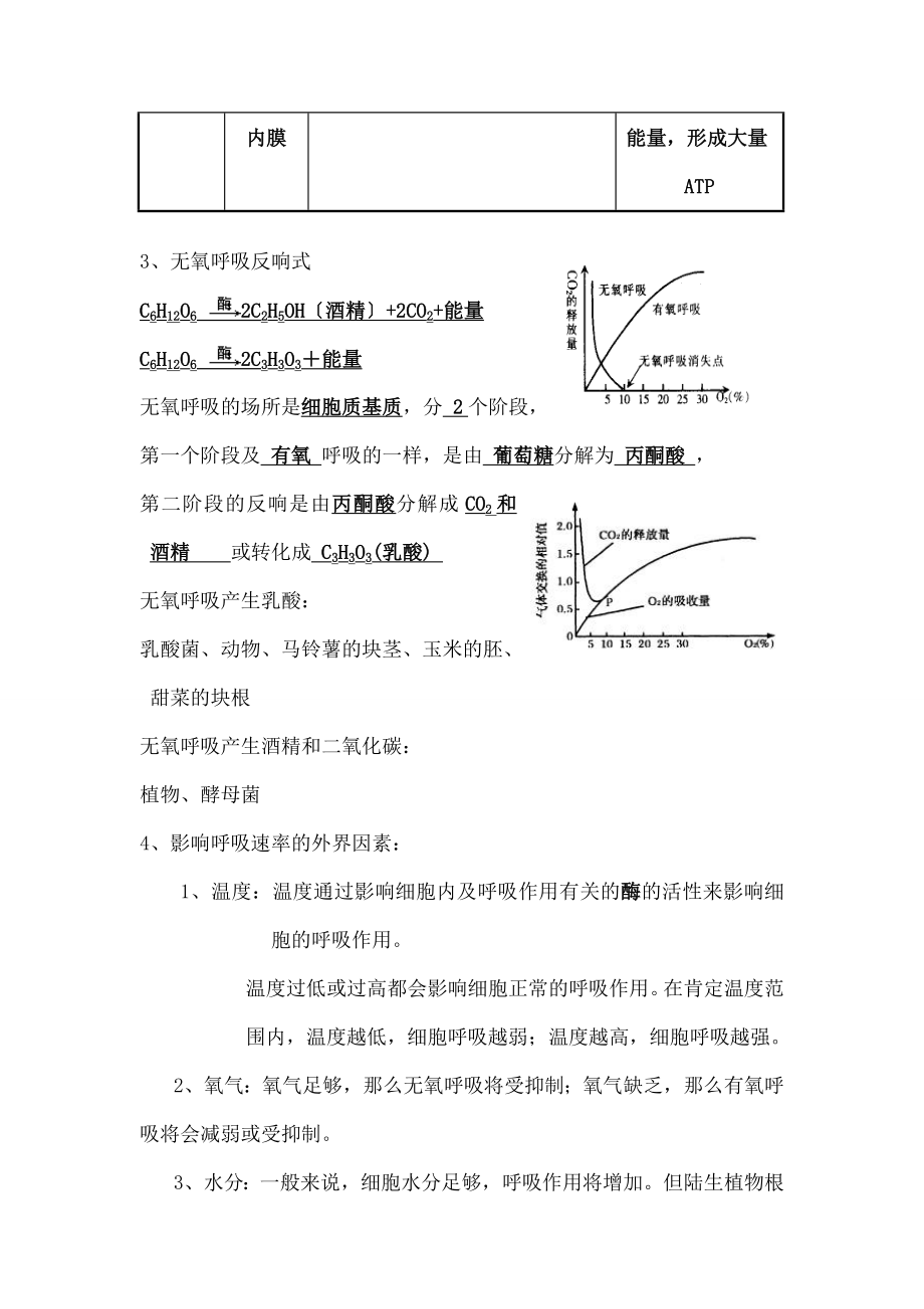 考生物知识点---光合作用和呼吸作用.docx_第2页