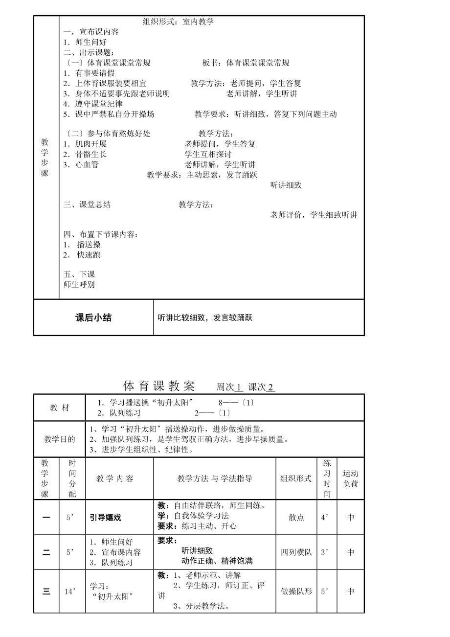 小学五至六年级体育教案.docx_第2页