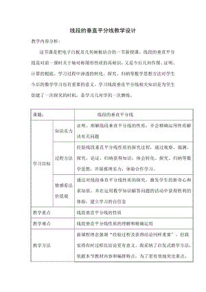 线段的垂直平分线》教学设计.docx