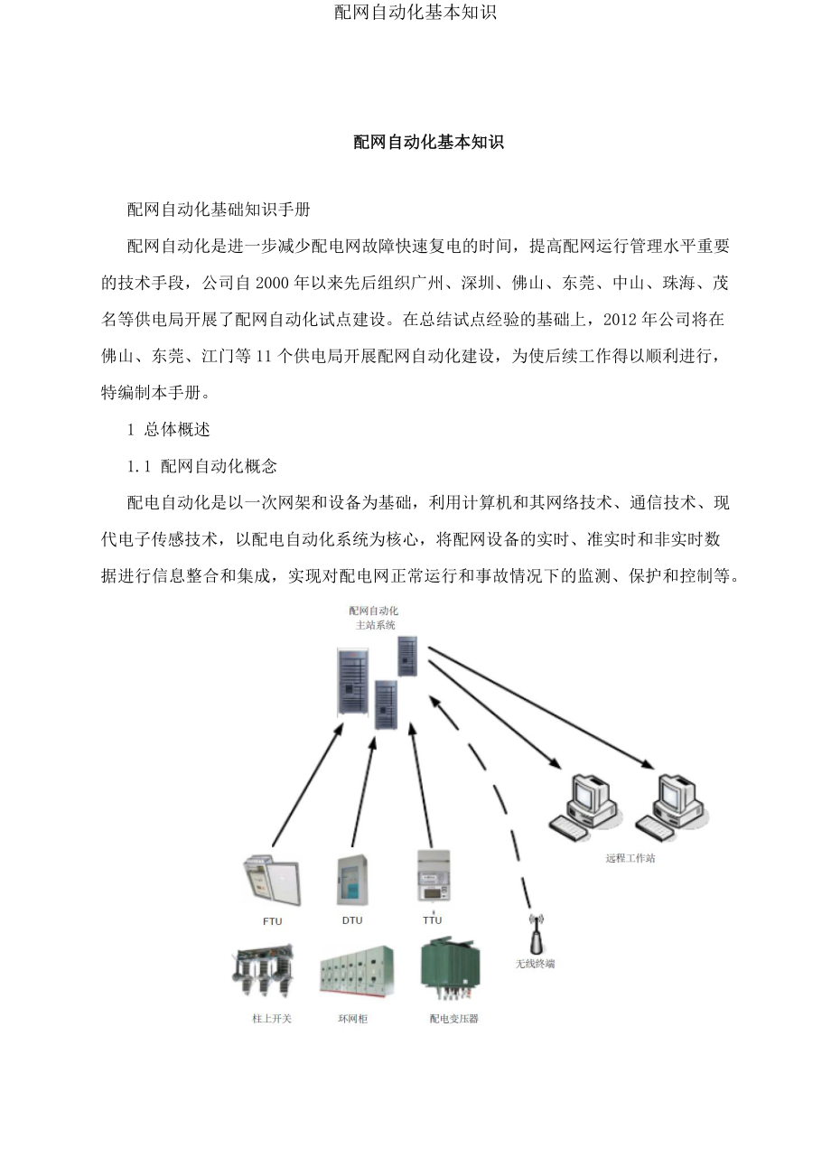 配网自动化基本知识.docx_第1页