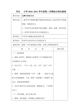 小学五年级下册综合实践教案.docx