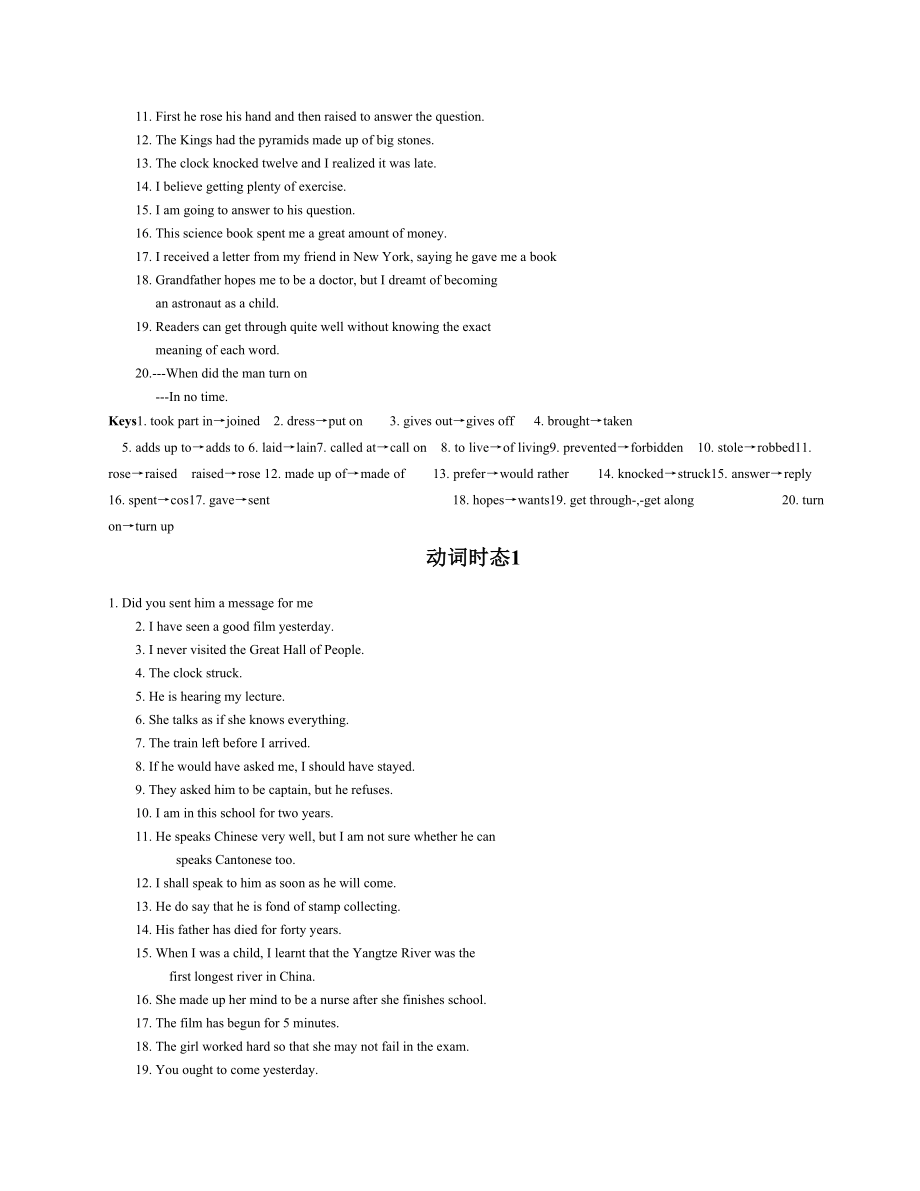 勤奋高中高考英语复习资料高考总复习之单句改错专项训练.docx_第2页