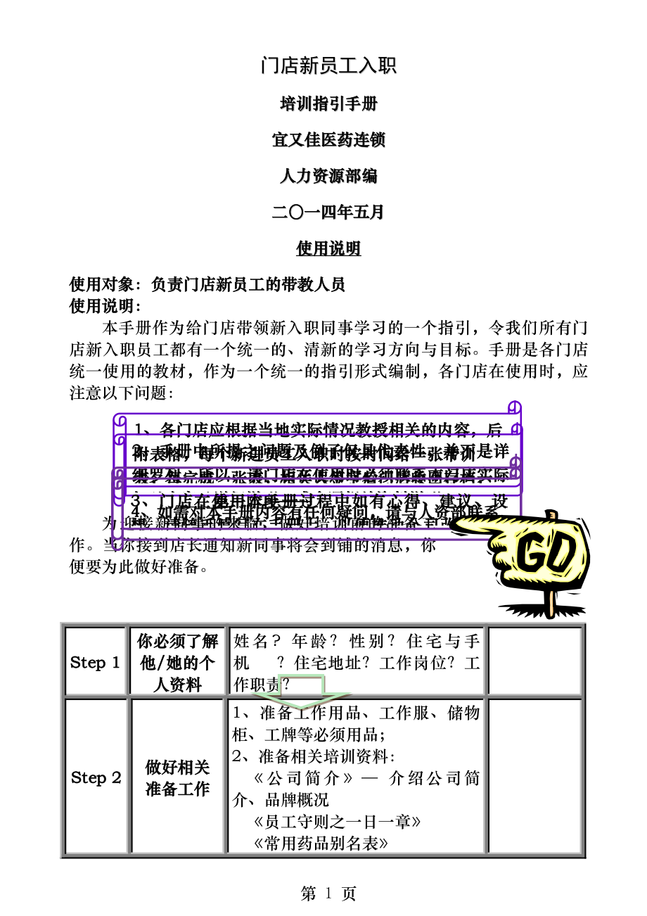 门店新员工入职培训指引[2].docx_第1页