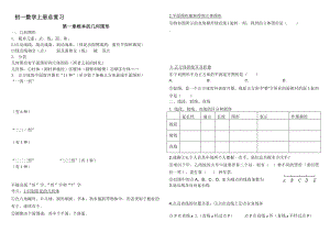 青岛版七年级数学上册知识点归纳及提纲.docx