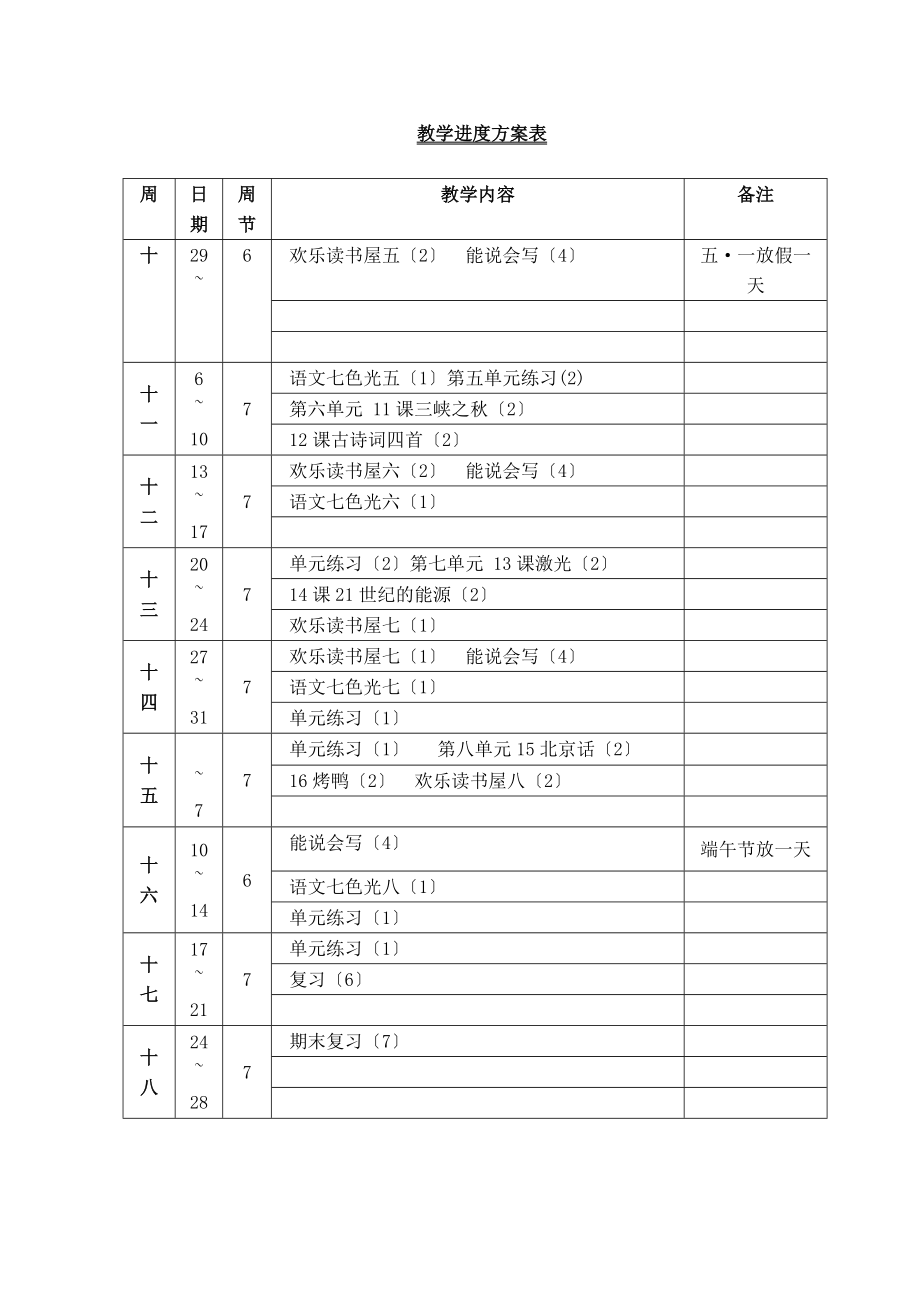 教科版五年级下册语文全册教案.docx_第2页