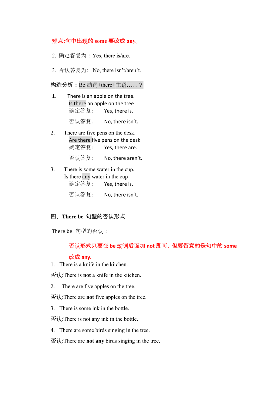 小学阶段therebe句型语法知识点及练习1.docx_第2页