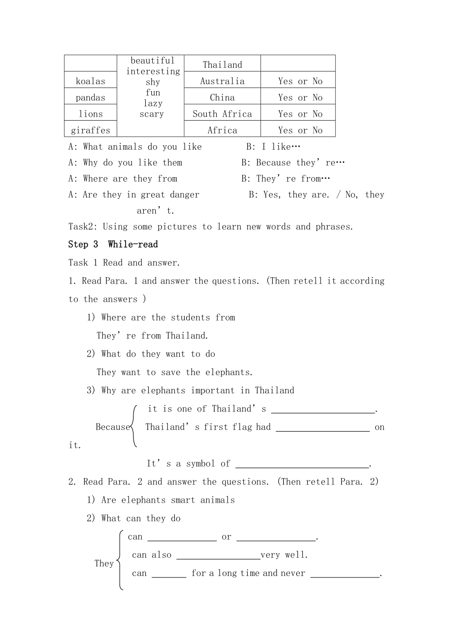 教版七年级下册英语unit-5-教案.docx_第2页