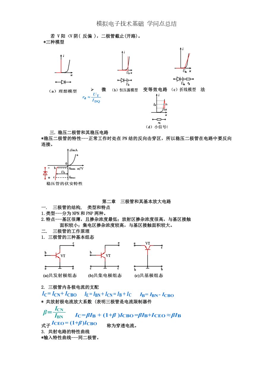 模拟电子技术基础 知识点总结.docx_第2页