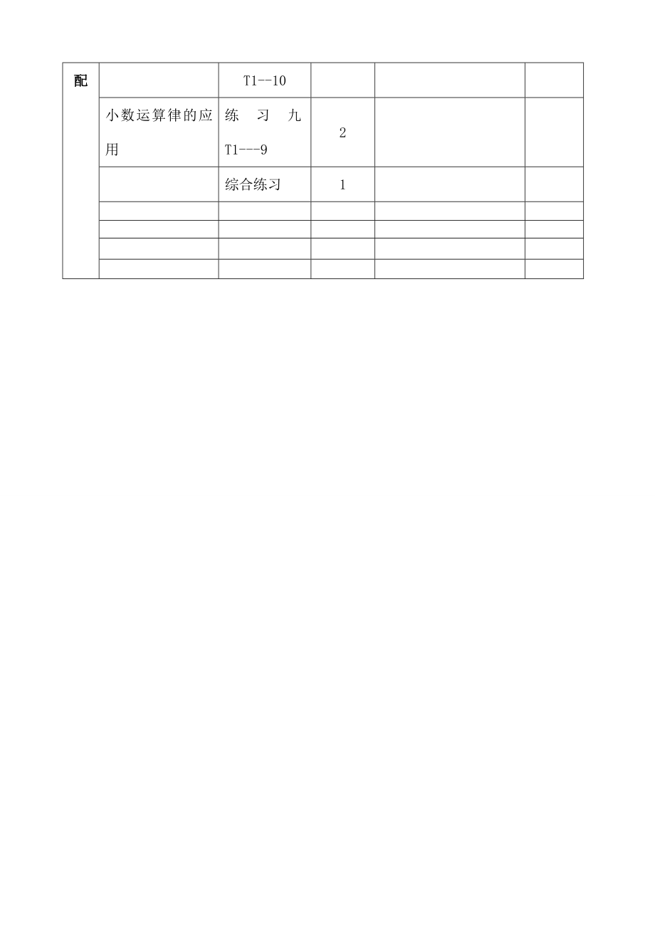 五年级数学上册第四单元教学计划教案.docx_第2页