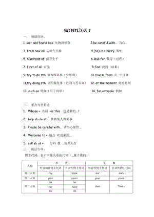 外研版初一英语下册知识点归纳1.docx