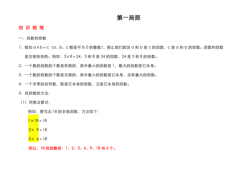 五年级下册数学知识点总结-习题练习.docx_第1页