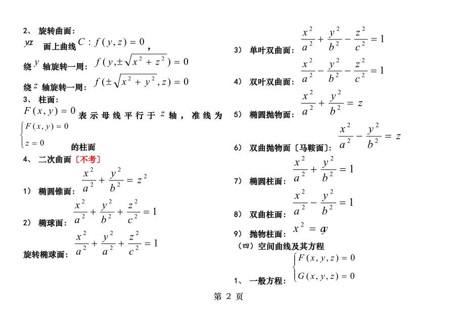 微积分下册知识点.docx_第2页