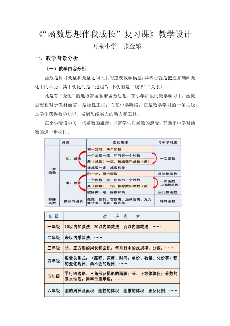 六年级变与不变复习课教学设计张金娥.docx_第2页