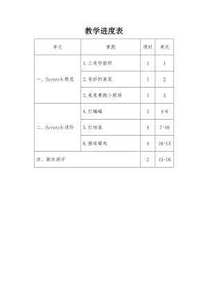 信息技术教案六年级下Scratch软件应用.docx