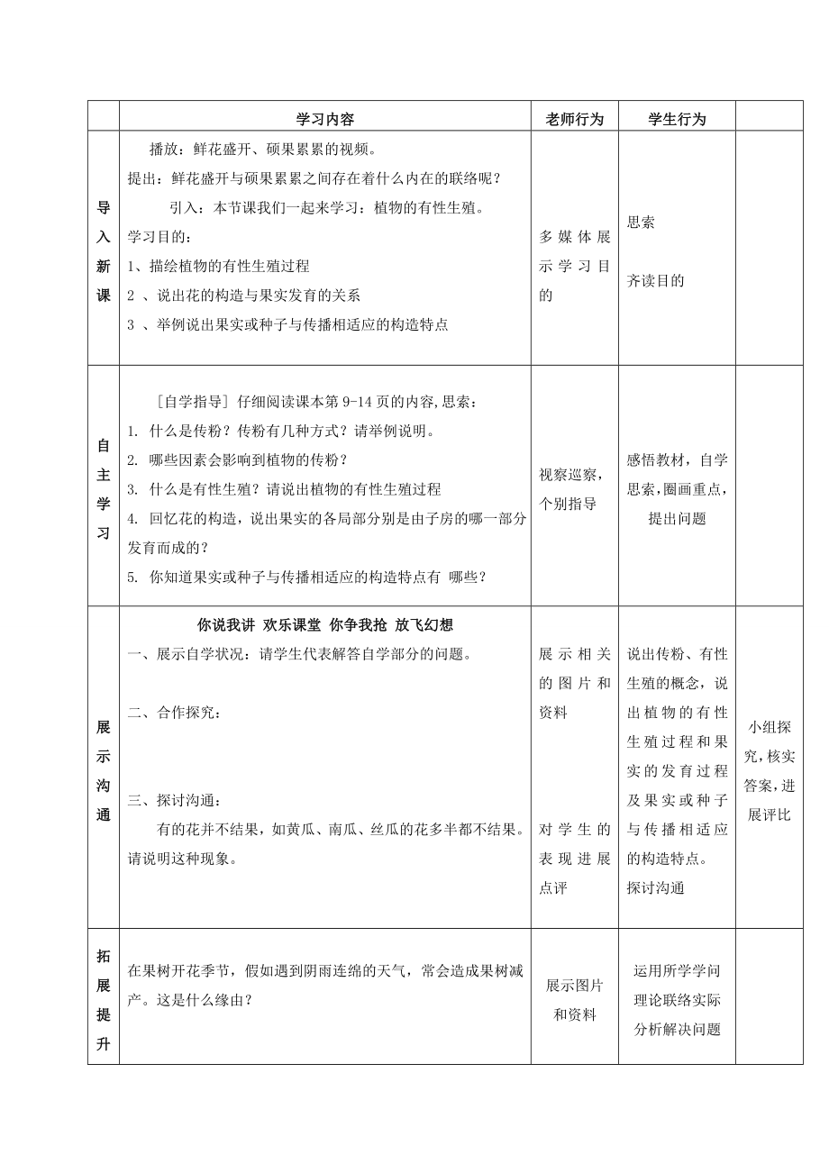 植物的有性生殖教案.docx_第2页