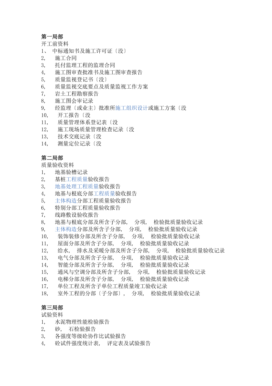 建筑工程内业资料(全套+附表).docx_第1页