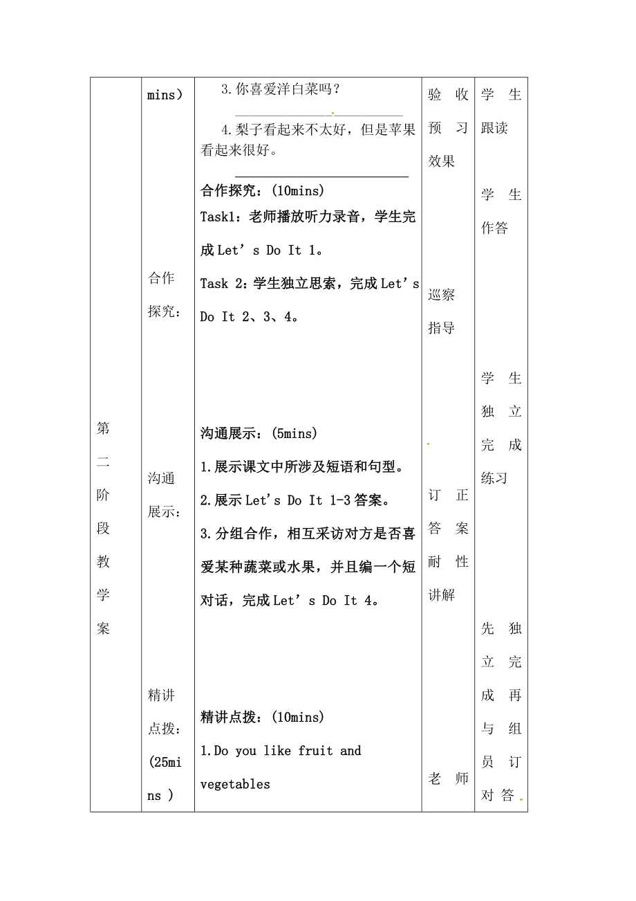 七年级英语上册Unit4Lesson21AttheMarket导学案无答案新版冀教版.docx_第2页