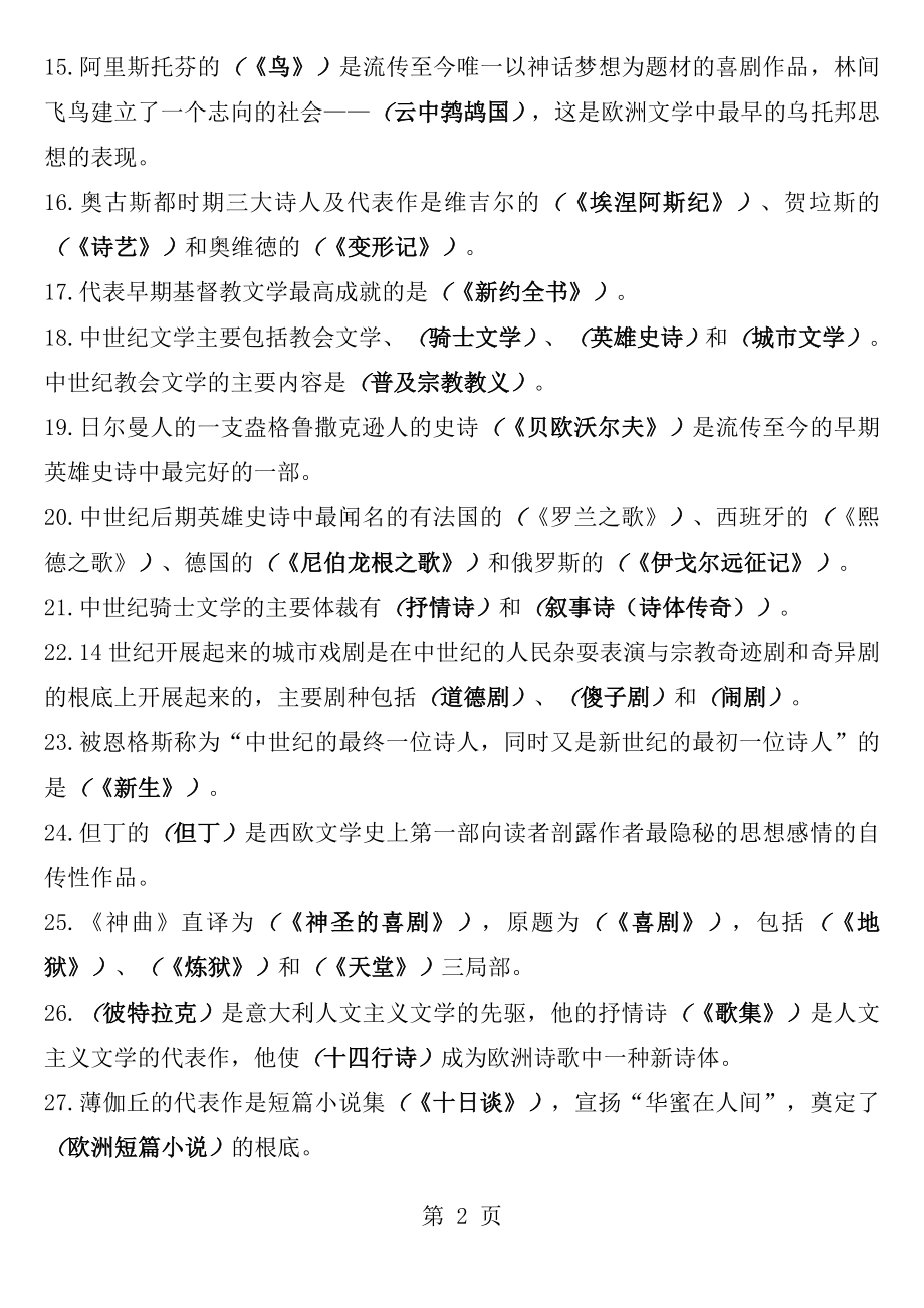 填空题及答案外国文学史解读.docx_第2页