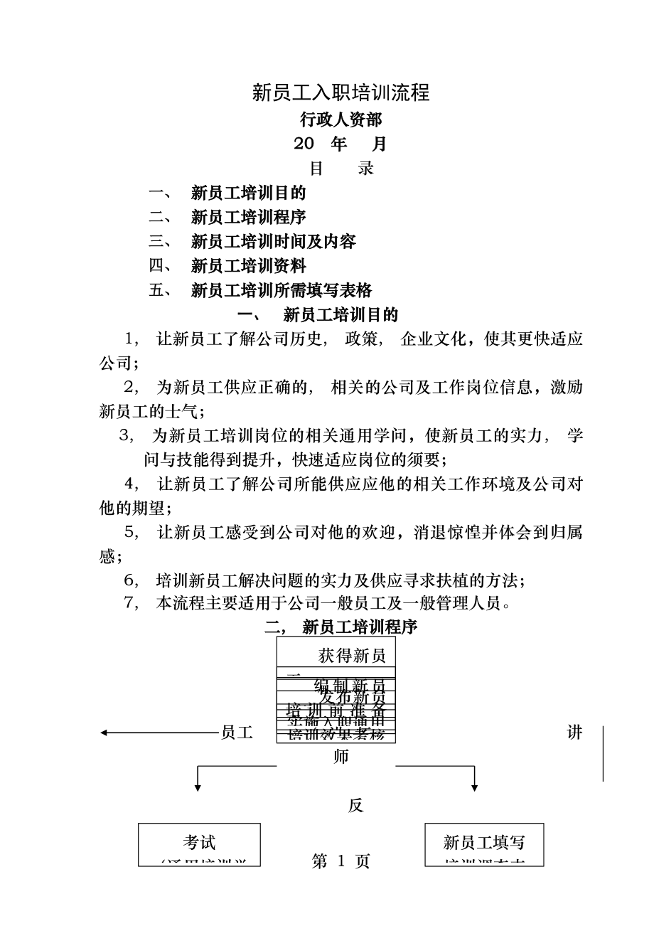 新员工入职培训流程98656.docx_第1页