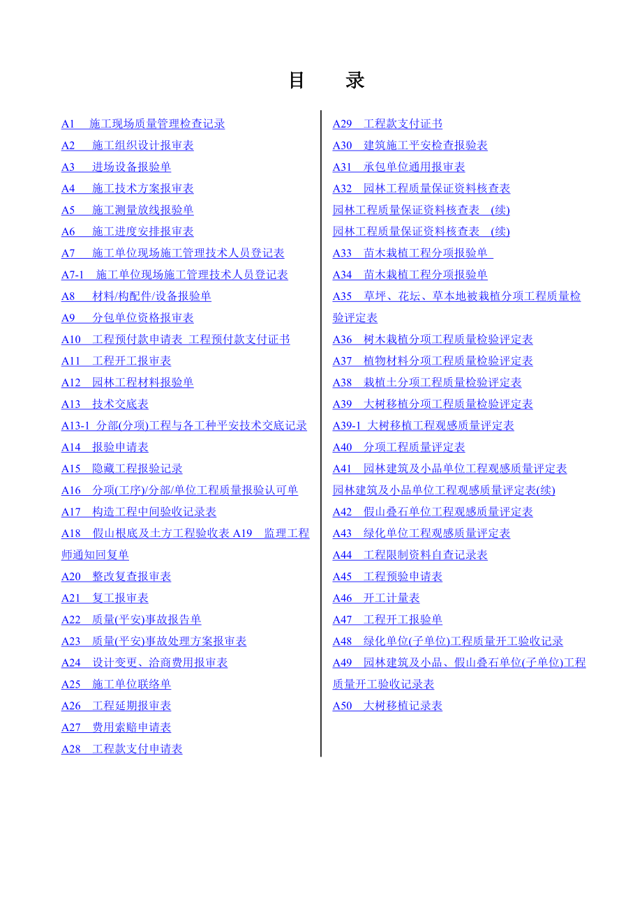 新版园林绿化工程施工全套表格[4].docx_第1页