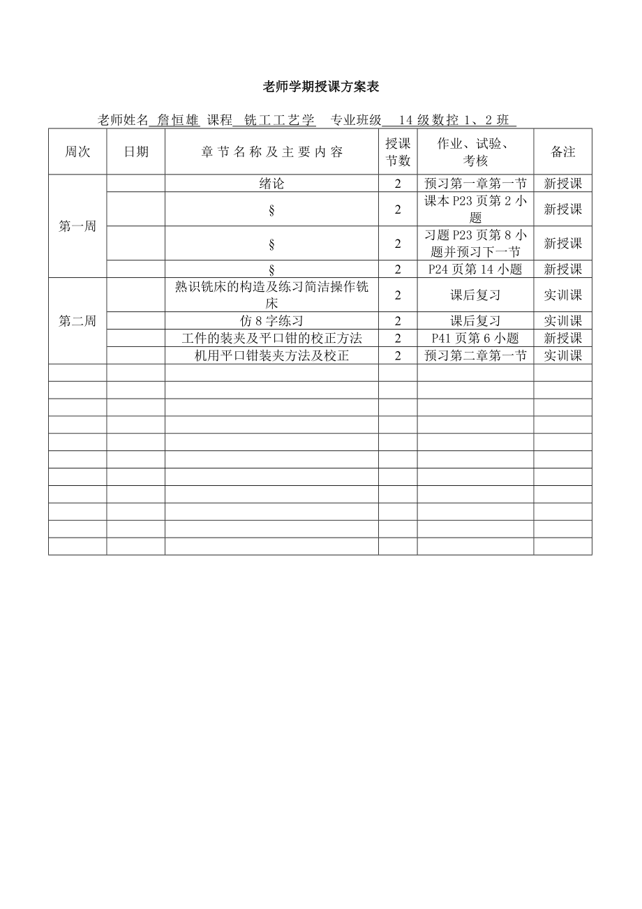 铣工工艺学2周教案.docx_第1页