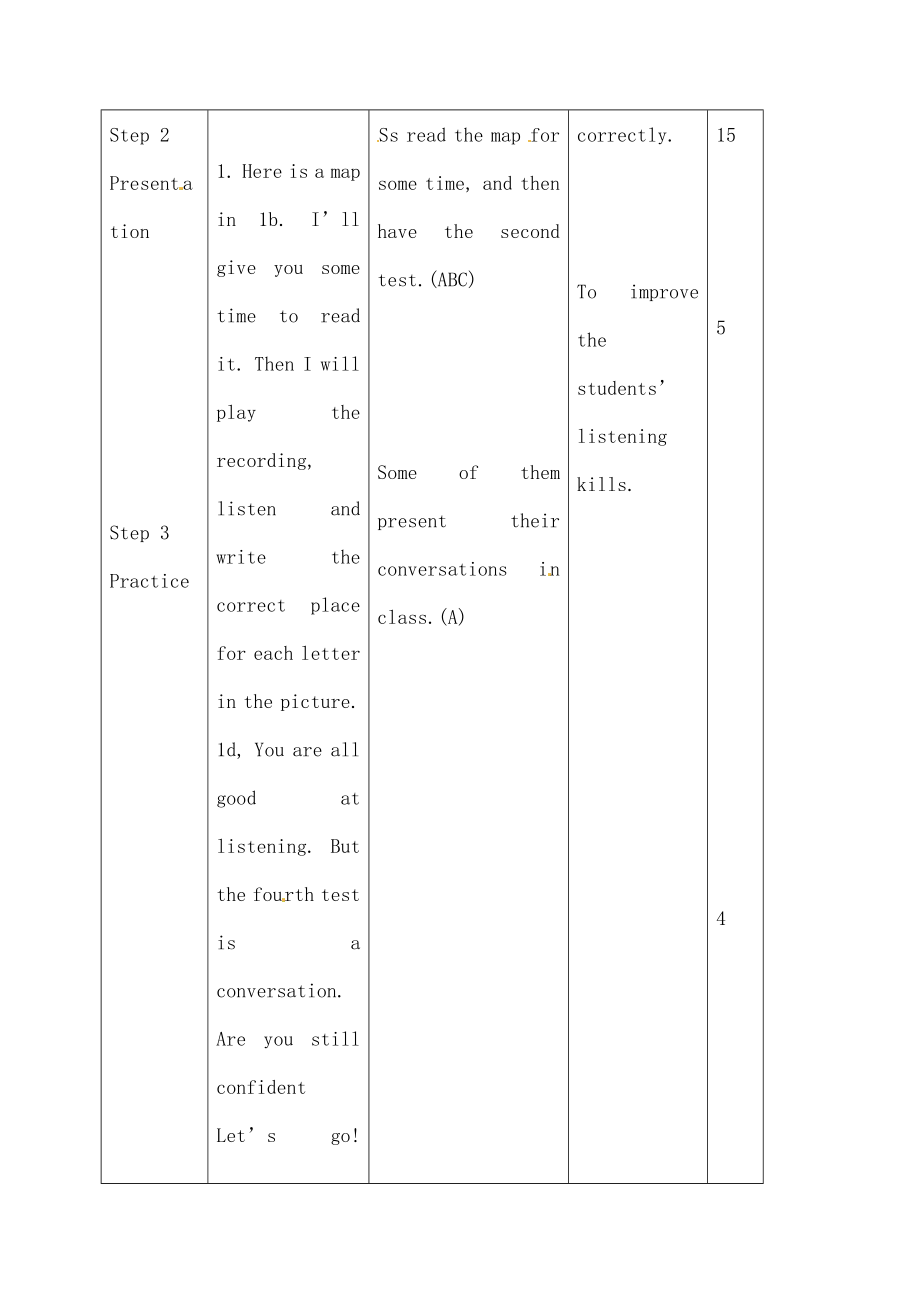 七年级英语下册Unit8IsthereapostofficenearhereSectionB1a1f教案人教新目标版.docx_第2页